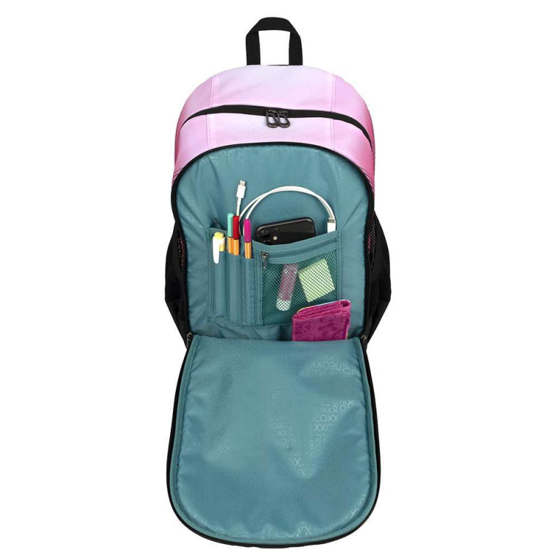 NEOXX Schulrucksack Flow Sweet like sunset Vordertasche