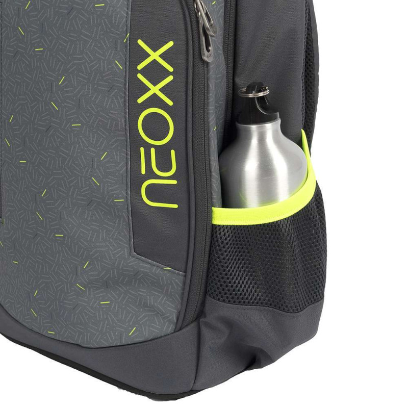 NEOXX Schulrucksack Flow BOOM! Trinkflasche