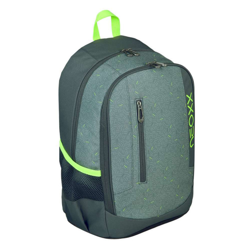 NEOXX Schulrucksack Flow BOOM! Vorderseite seitlich
