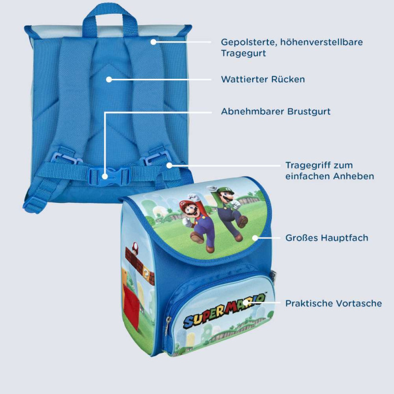 SCOOLI Vorschulranzen Cutie Super Mario Erklärung