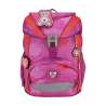 DERDIEDAS Schulrucksack ErgoFlex Set - 5 tlg. Roses Front
