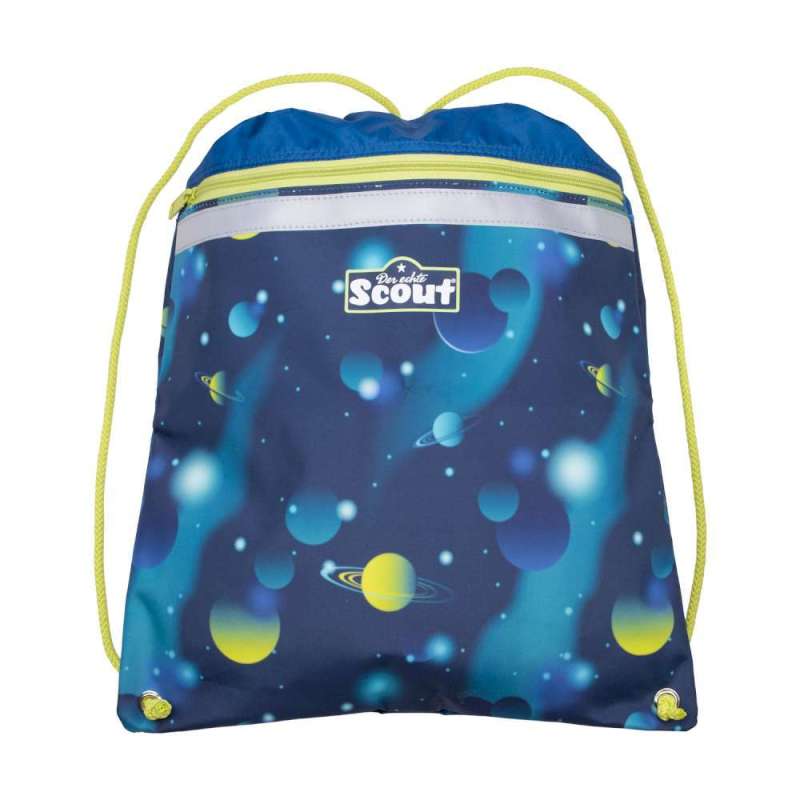 SCOUT Schulranzen Set Neo für Jungen Exklusiv LED Planets Sportbeutel