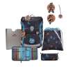 DERDIEDAS Schulrucksack ErgoFlex EASY Set - 6 tlg. Ninja Fighter