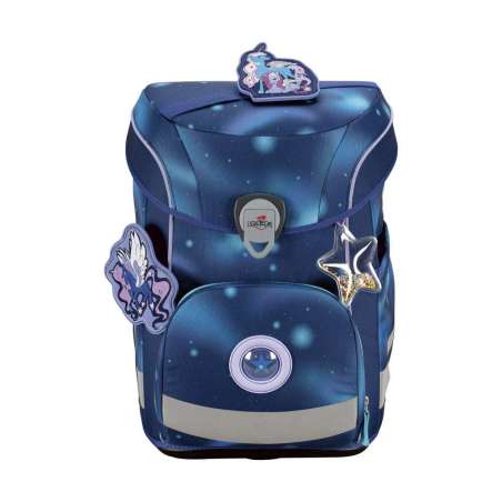 DERDIEDAS Schulrucksack ErgoFlex EASY Set - 6 tlg. Luna Front