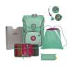 DERDIEDAS Schulrucksack ErgoFlex EASY Set - 6 tlg. Peppermint Pony