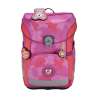 DERDIEDAS Schulrucksack ErgoFlex EASY Set - 6 tlg. Roses Front