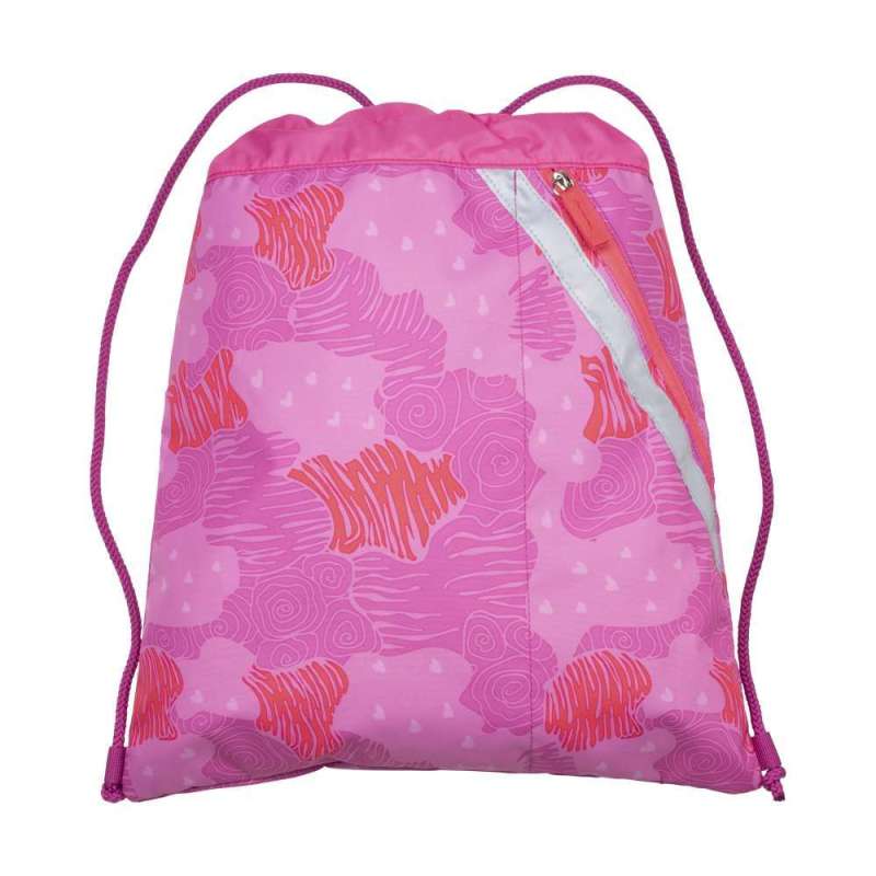 DERDIEDAS Schulrucksack ErgoFlex EASY Set - 6 tlg. Roses Sporttasche