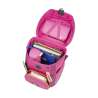 DERDIEDAS Schulrucksack ErgoFlex EASY Set - 6 tlg ECO Pink Planet seitlich offen