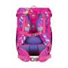 DERDIEDAS Schulrucksack ErgoFlex EASY Set - 6 tlg Neon Punkie Rückansicht Tragegurte