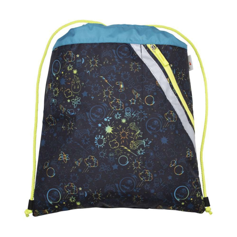 DERDIEDAS Schulrucksack ErgoFlex Tiny Set - 6 tlg LED Crazy Sporttasche