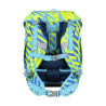 DERDIEDAS Schulrucksack ErgoFlex Tiny Set - 6 tlg Neon Monster Rückansicht Tragegurte