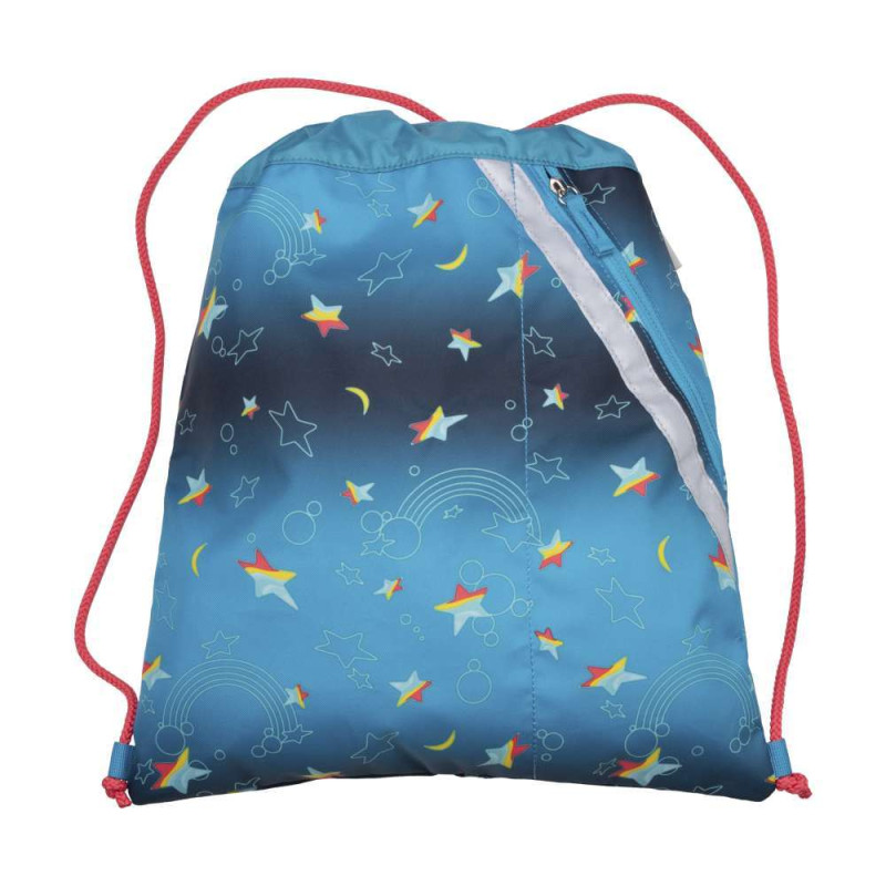 DERDIEDAS Schulrucksack ErgoFlex TINY Set - 6 tlg LED Rainbow Star Sporttasche