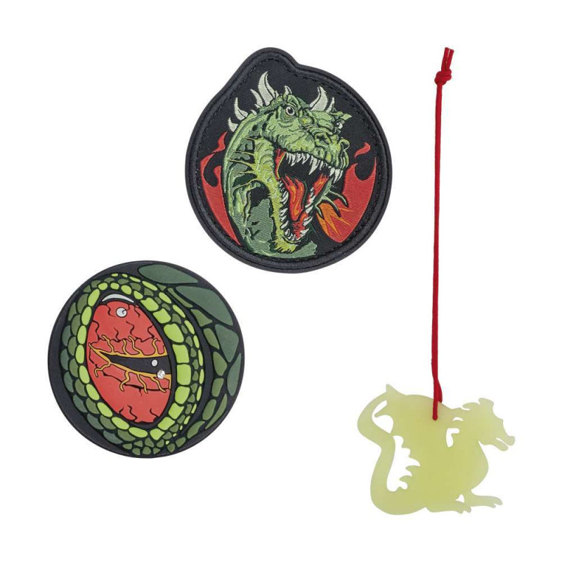 DERDIEDAS Wechselbuttons 3 tlg. Basilisk