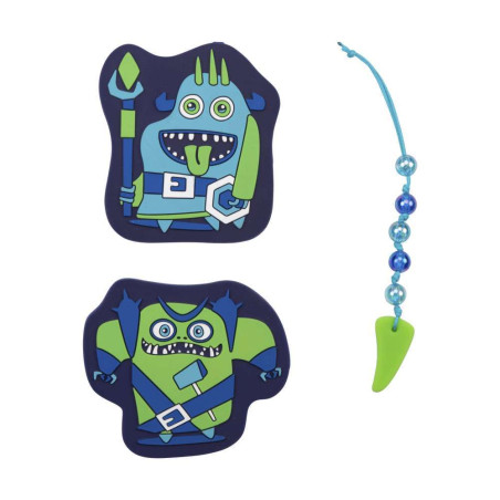 DERDIEDAS Wechselbuttons 3 tlg. Neon Monster