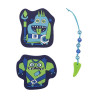 DERDIEDAS Wechselbuttons 3 tlg. Neon Monster