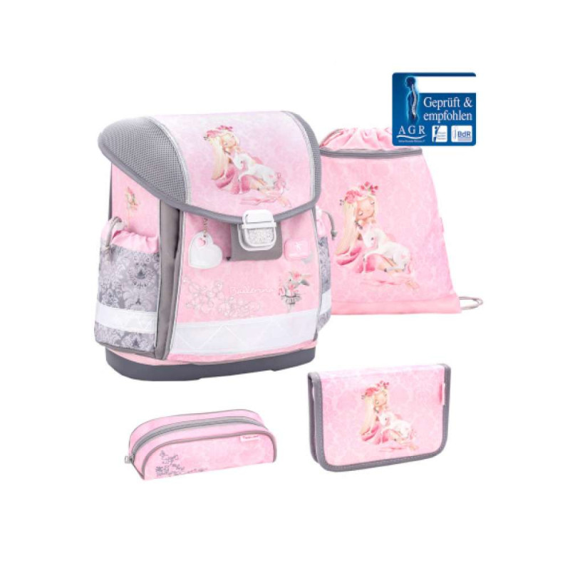 BELMIL Schulranzen CLASSY Set 4 tlg - Ballerina