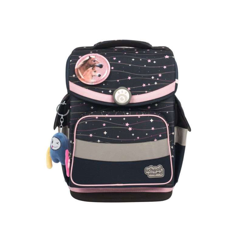SCHOOL MOOD Schulranzen TIMELESS Pro Set 6 tlg - Pro Ella Pony Front