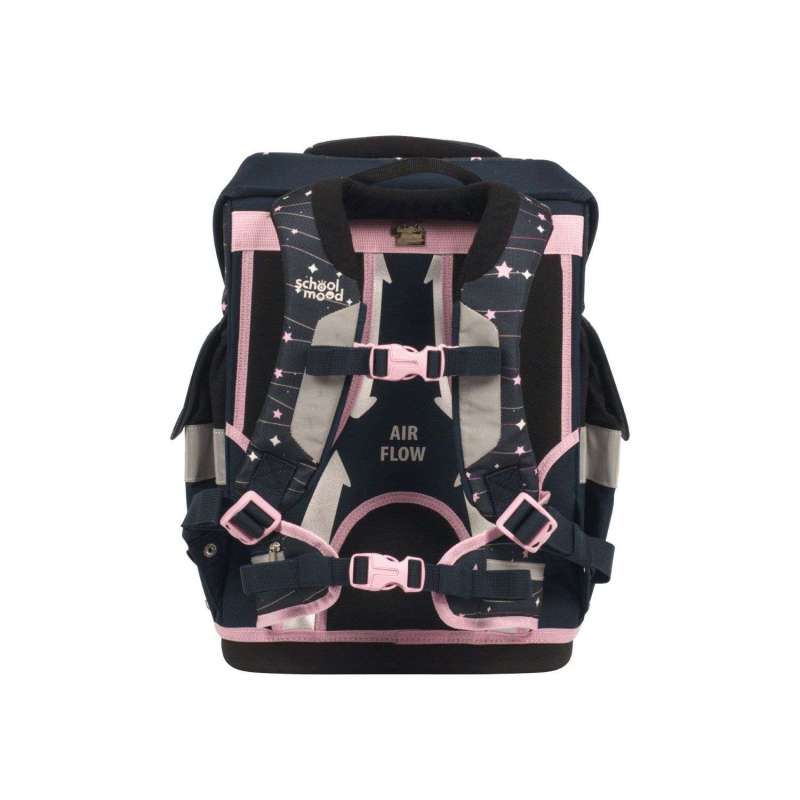 SCHOOL MOOD Schulranzen TIMELESS Pro Set 6 tlg - Pro Ella Pony Rückansicht
