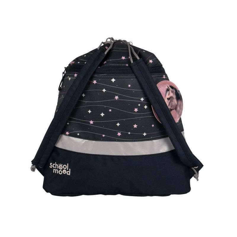 SCHOOL MOOD Schulranzen TIMELESS Pro Set 6 tlg - Pro Ella Pony Sporttasche