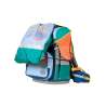SCHOOL MOOD Schulranzen TIMELESS Pro Set 6 tlg - Pro Happy Sapphire Happy Colours Collection Schulranzen mit Sporttasche