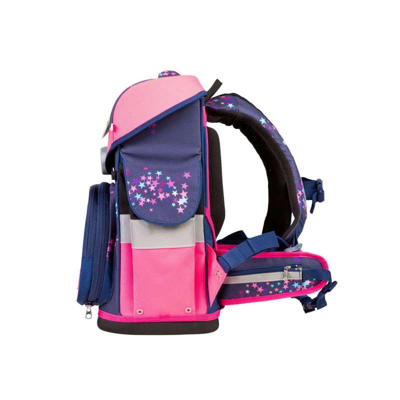 SCHOOL MOOD Schulranzen TIMELESS Pro Set 6 tlg - Pro Leni Hund seitlich