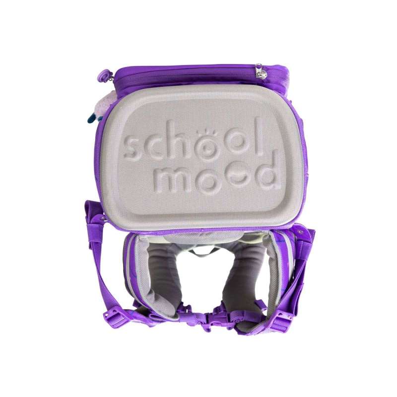 SCHOOL MOOD Schulranzen TIMELESS Pro Set 6 tlg - Pro Lilly Meerjungfrau Marie Pegasus Boden