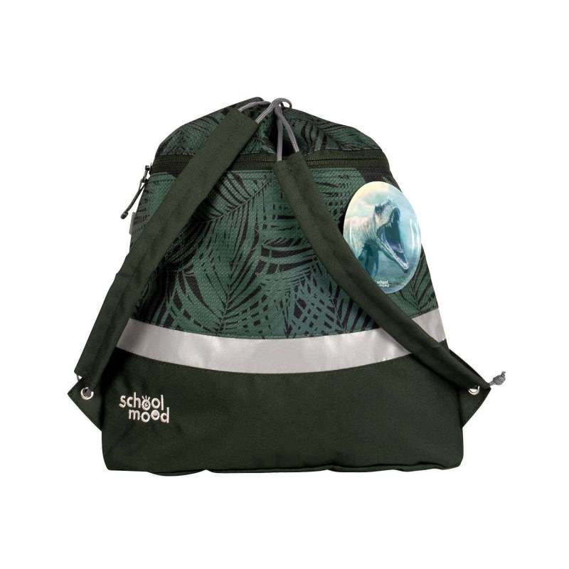 SCHOOL MOOD Schulranzen TIMELESS Pro Set 6 tlg - Pro Daniel Dinosaurier Sporttasche