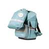 SCHOOL MOOD Schulranzen TIMELESS Pro Set 6 tlg - Pro Dolphin Ocean Collection Schulranzen mit Sporttasche