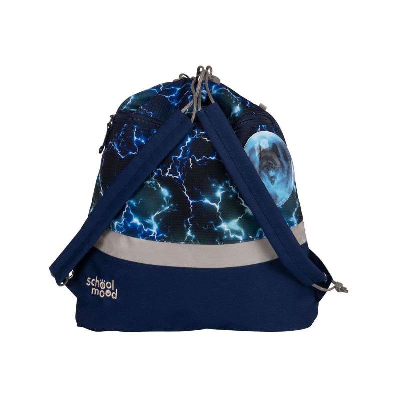 SCHOOL MOOD Schulranzen TIMELESS Pro Set 6 tlg - Pro Felix Wolf Sporttasche