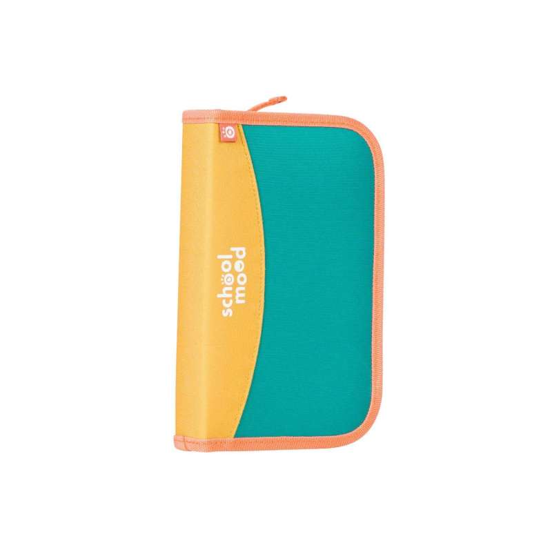 SCHOOL MOOD Schulranzen TIMELESS Pro Set 6 tlg - Pro Happy Emerald Happy Colours Collection Schüleretui