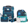 SCHOOL MOOD Schulranzen Champion Ranzen Pro Set 6 tlg - Pro Moritz Weltall