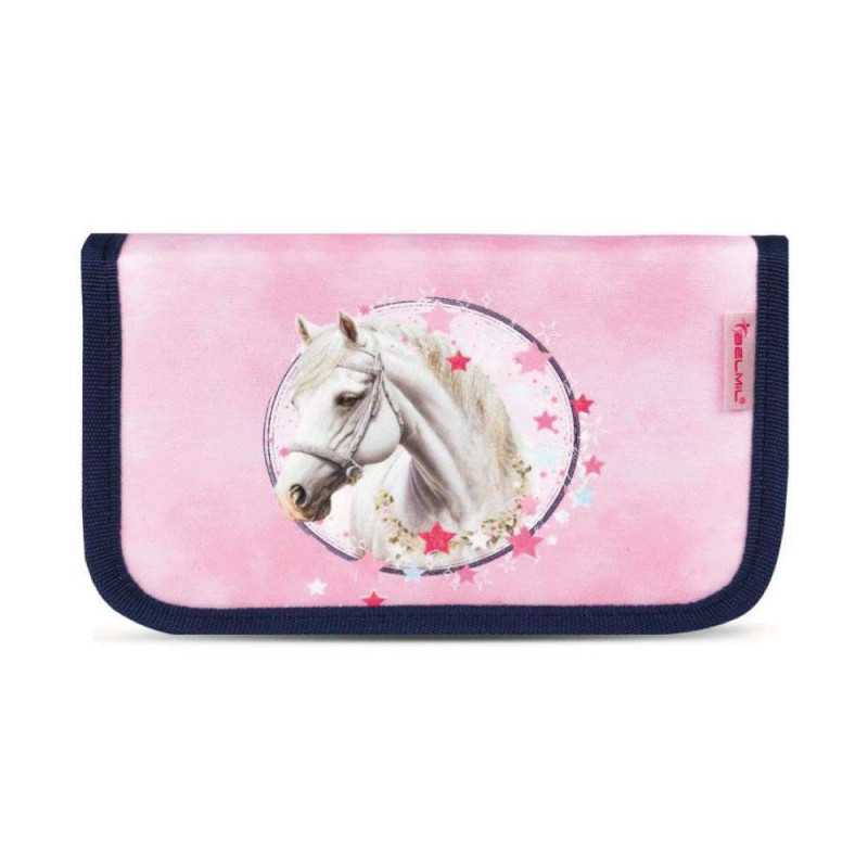 BELMIL Schulranzen CLASSY Set 4 tlg - Amazing Horses Schüleretui