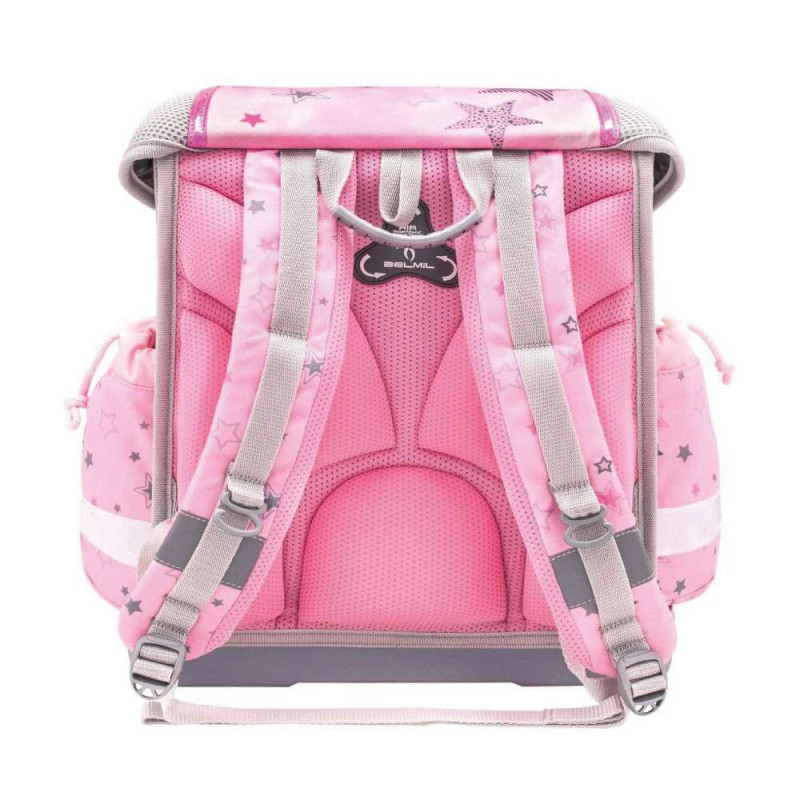 BELMIL Schulranzen CLASSY Set 4 tlg - Ballet Light Pink Rückansicht