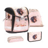 BELMIL Schulranzen CLASSY Set 4 tlg - Horse Chestnut