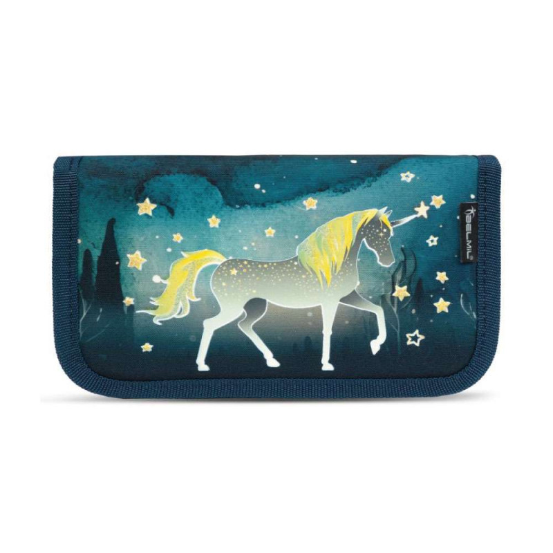 BELMIL Schulranzen CLASSY Set 4 tlg - Sparkling Unicorn Schüleretui