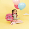 BELMIL Schulranzen CLASSY Set 4 tlg - Tropical Toucan Kind mit Schulranzen seitlich mit Ballons