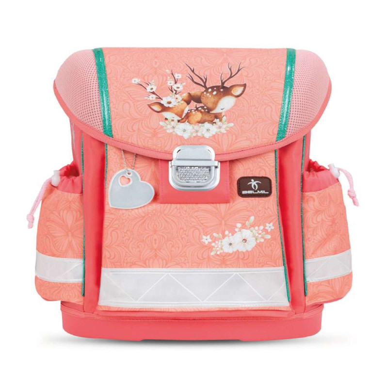 BELMIL Schulranzen CLASSY Set 4 tlg - Cute Doe Front