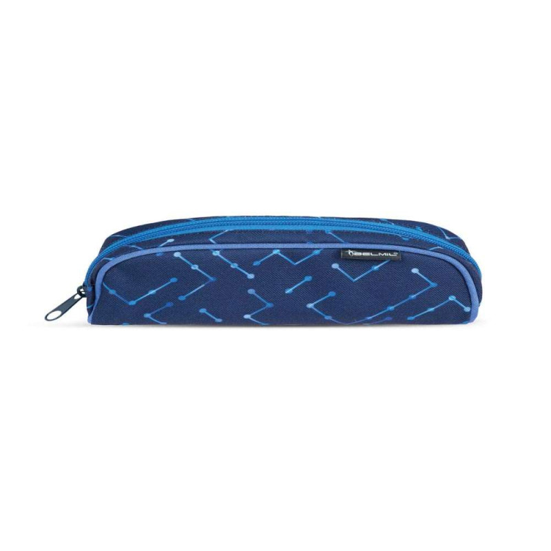 Belmil Schulranzen CLASSY 4 tlg - Navy Blue Tech Faulenzermäppchen