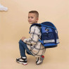 Belmil Schulranzen CLASSY 4 tlg - Navy Blue Tech Kind mit Schulranzen
