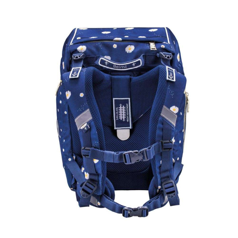 BELMIL Schulranzen COMFY PLUS Set 5 tlg - Daisy Rückansicht