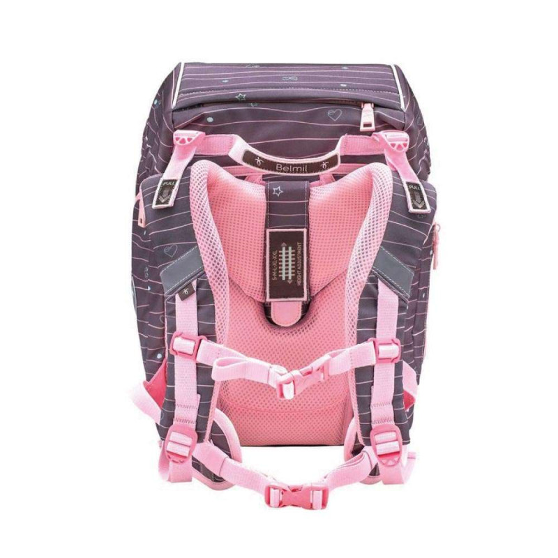 BELMIL Schulranzen COMFY PLUS Set 5 tlg - Mint Rückansicht