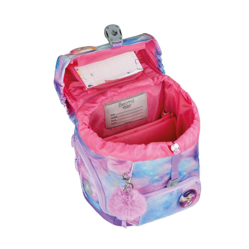 BELMIL Schulranzen COMFY PLUS Set 5 tlg - Moonlight offen