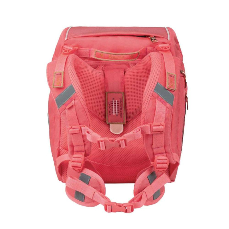 BELMIL Schulranzen COMFY PLUS Set 5 tlg - Rose Quartz Rückansicht