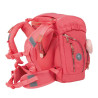 BELMIL Schulranzen COMFY PLUS Set 5 tlg - Rose Quartz seitliche Rückansicht