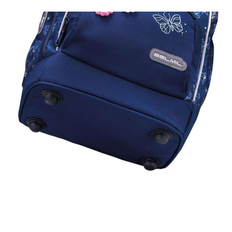 BELMIL Schulranzen COMFY PLUS Set 5 tlg - Sapphire unten