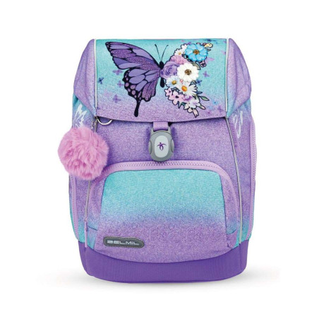 BELMIL Schulranzen COMFY PLUS Set 5 tlg - Serenity Front