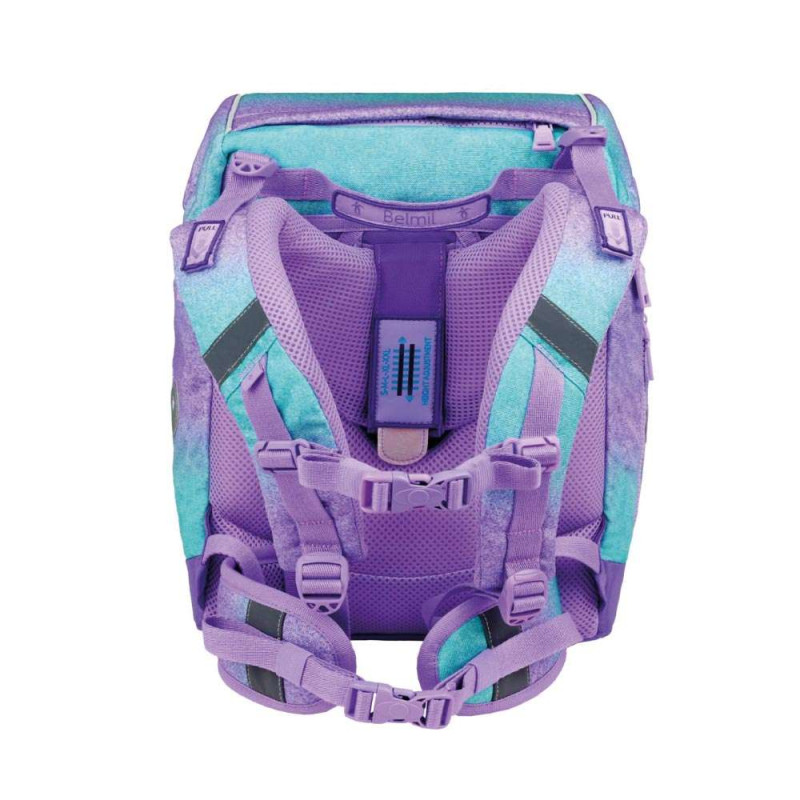 BELMIL Schulranzen COMFY PLUS Set 5 tlg - Serenity Rückansicht