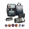 BELMIL Schulranzen COMFY PLUS Set 5 tlg - Black Grey