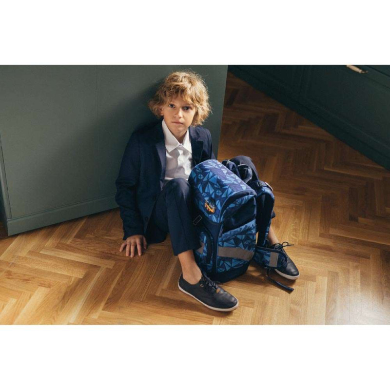 BELMIL Schulranzen SMARTY PLUS Set 5tlg -Glacier Blue Kind mit Schulranzen