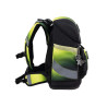 BELMIL Schulranzen SMARTY PLUS Set 5tlg - Black Green seitlich